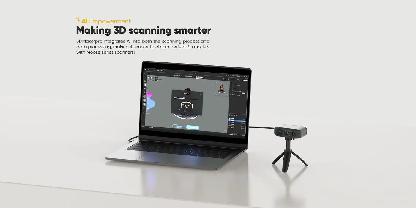 The 3D MakerPro Moose | 3D Scanner